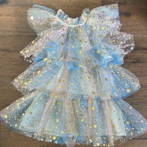 Lola Blue and Gold  Fairy dress